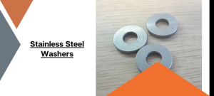 Flat stainless steel washers for load distribution and secure fastening.